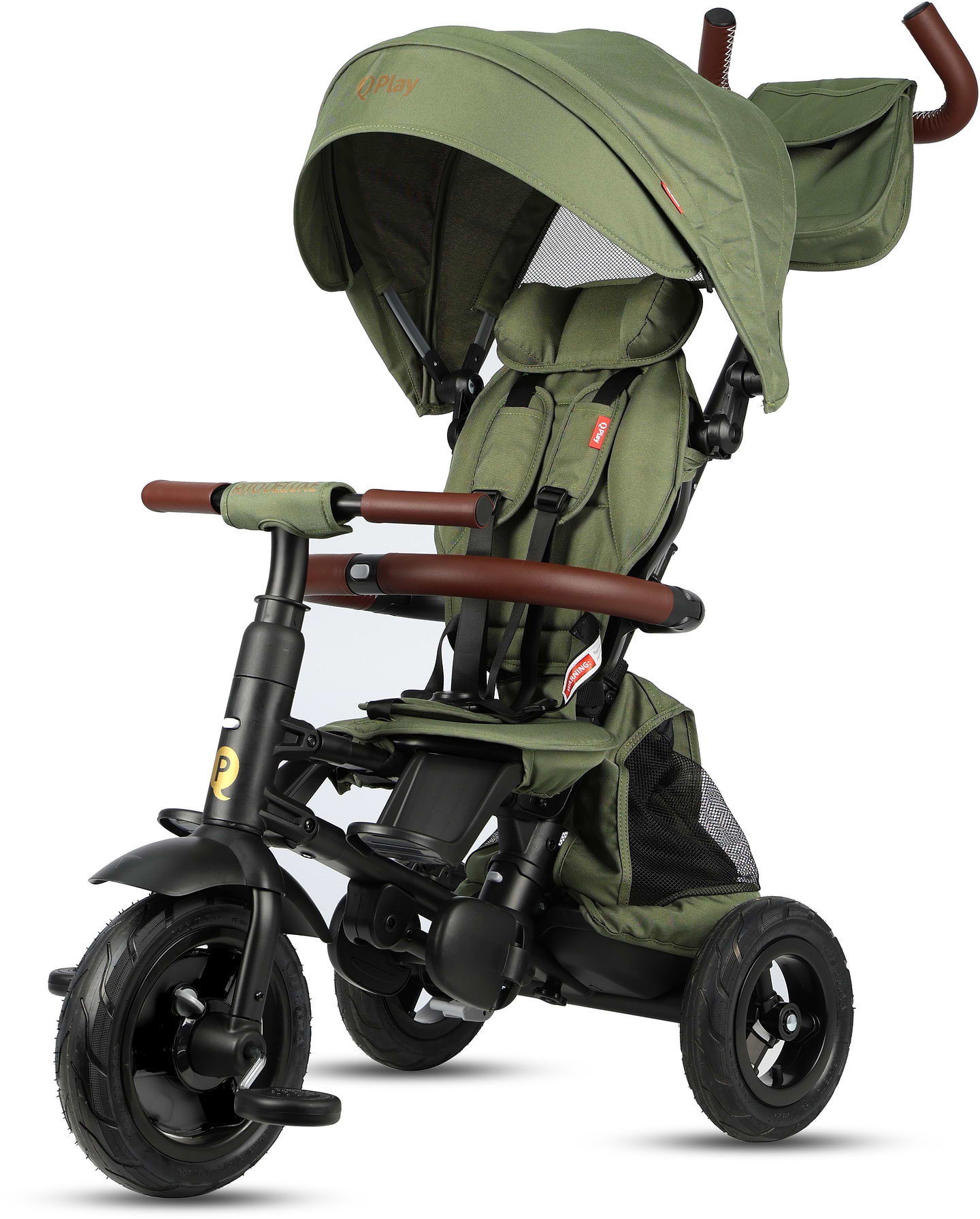 Трёхколёсный велосипед Qplay Rito Deluxe Green (S380-17RitoDeluxeGreen)